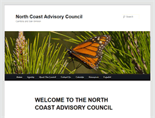 Tablet Screenshot of northcoastadvisorycouncil.org